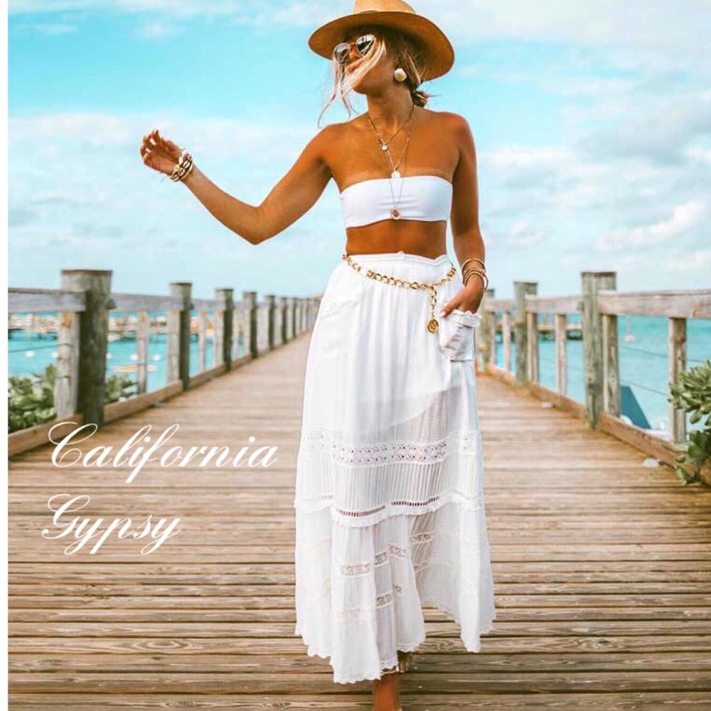 Gypsy hippie boho festival summer skirt - Picture 6 of 10